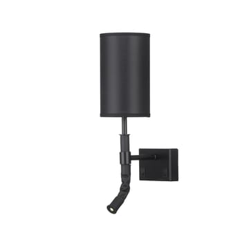 Butler wall lamp fixed mounting - Black - Örsjö Belysning