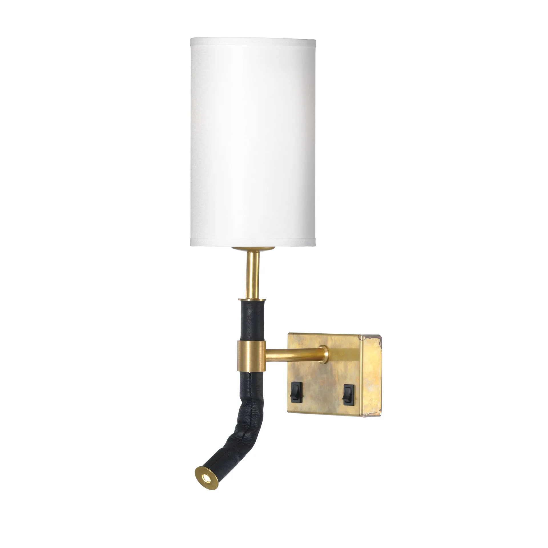 Butler wall lamp, raw brass Örsjö Belysning
