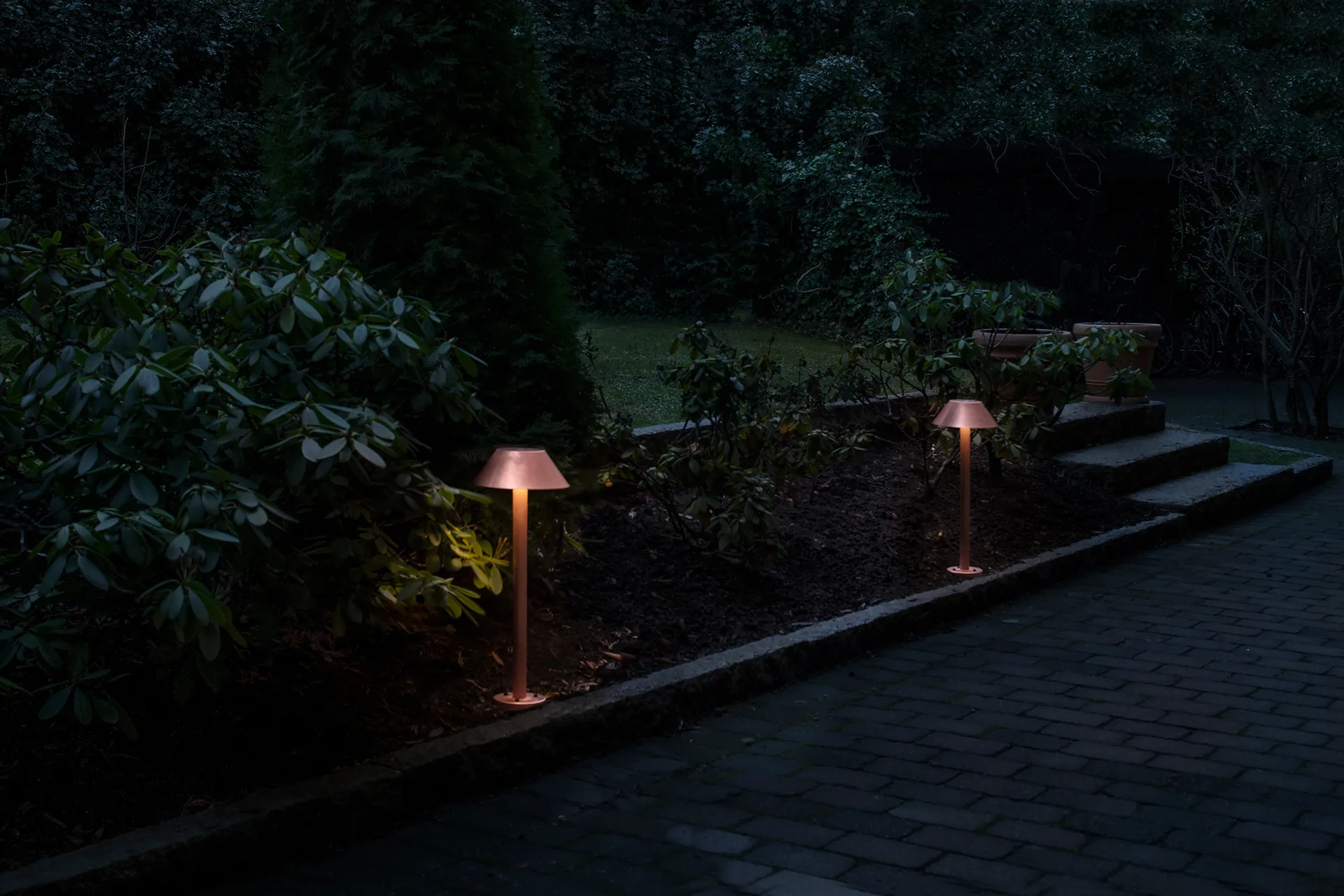 Cake High outdoor lamp, Copper Örsjö Belysning