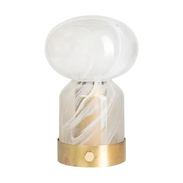 Essence Cloudy portable table lamp - Brass-glass - Örsjö Belysning
