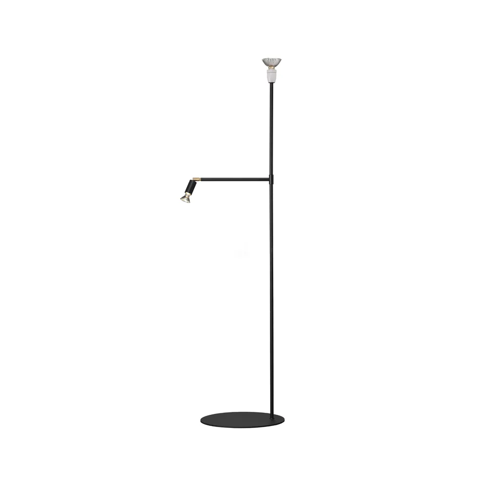 Galax floor lamp, Black structure Örsjö Belysning