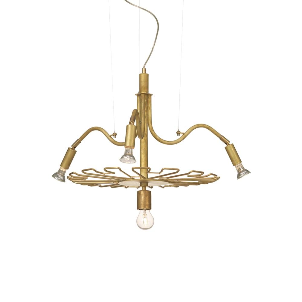 Örsjö Belysning Karamell ceiling lamp Brass raw | Scandinavian Design | Pendant lamps | Gold-coloured