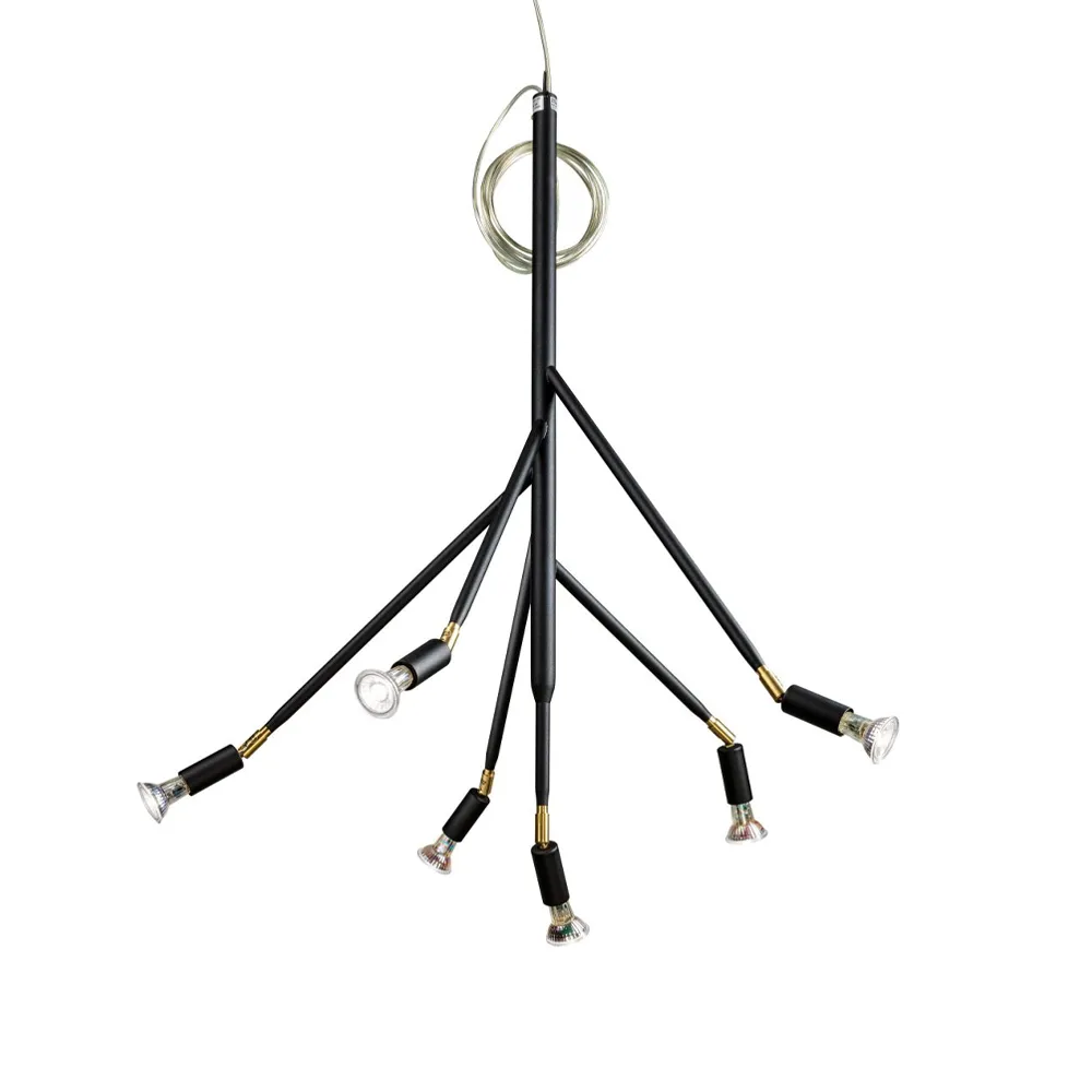 Kvist 6 pendant lamp, Black Örsjö Belysning