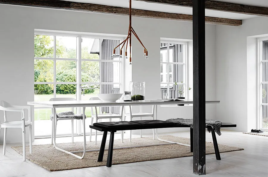 Kvist lamp large, rough copper Örsjö Belysning