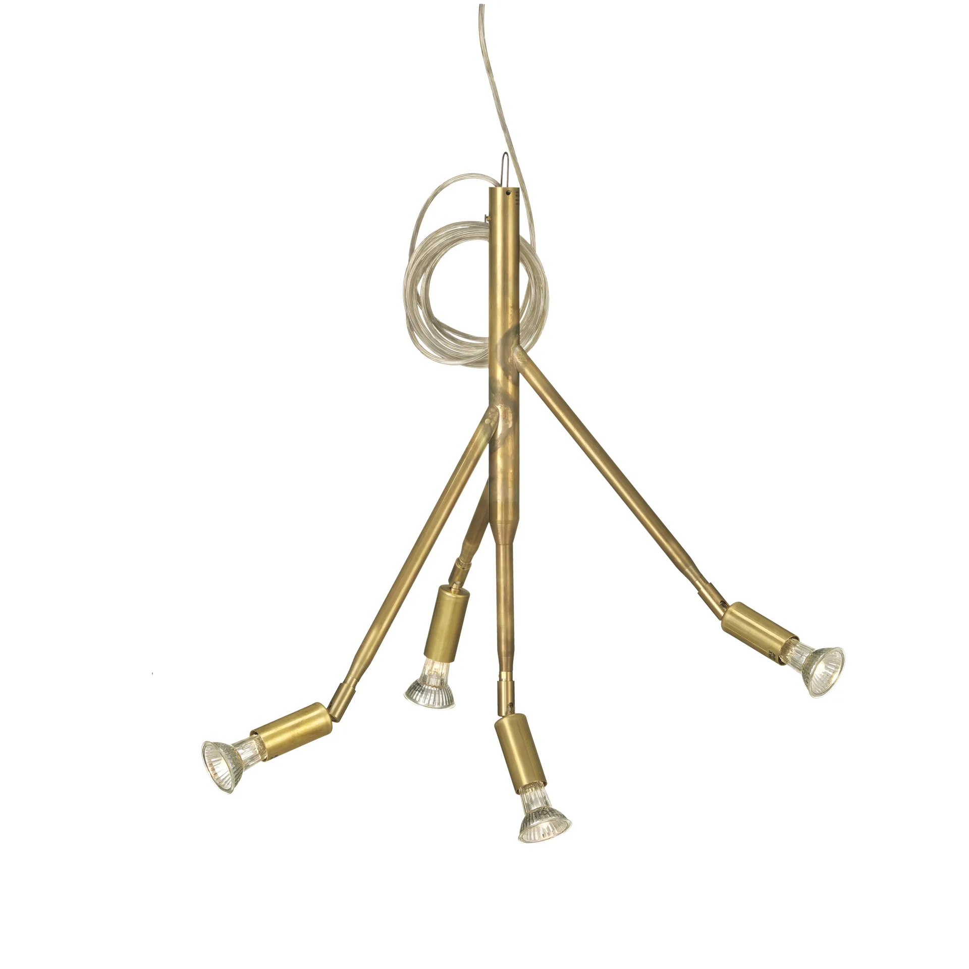 Kvist lamp small, rough brass Örsjö Belysning