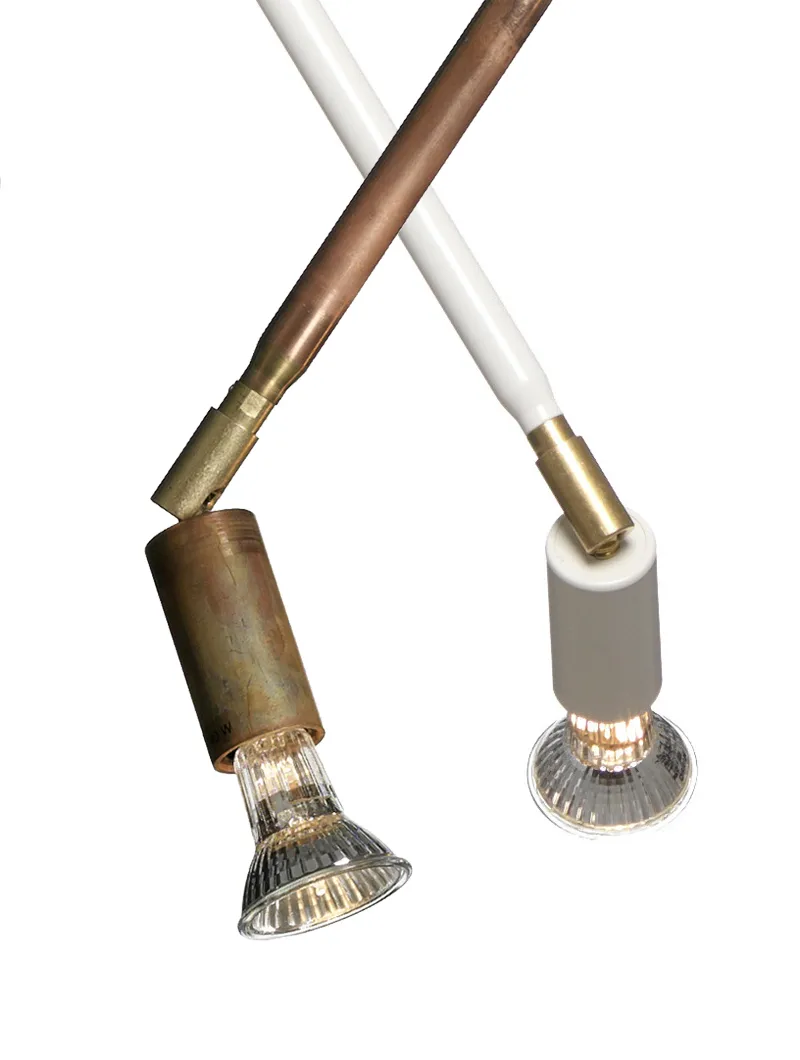 Kvist lamp small, rough copper Örsjö Belysning