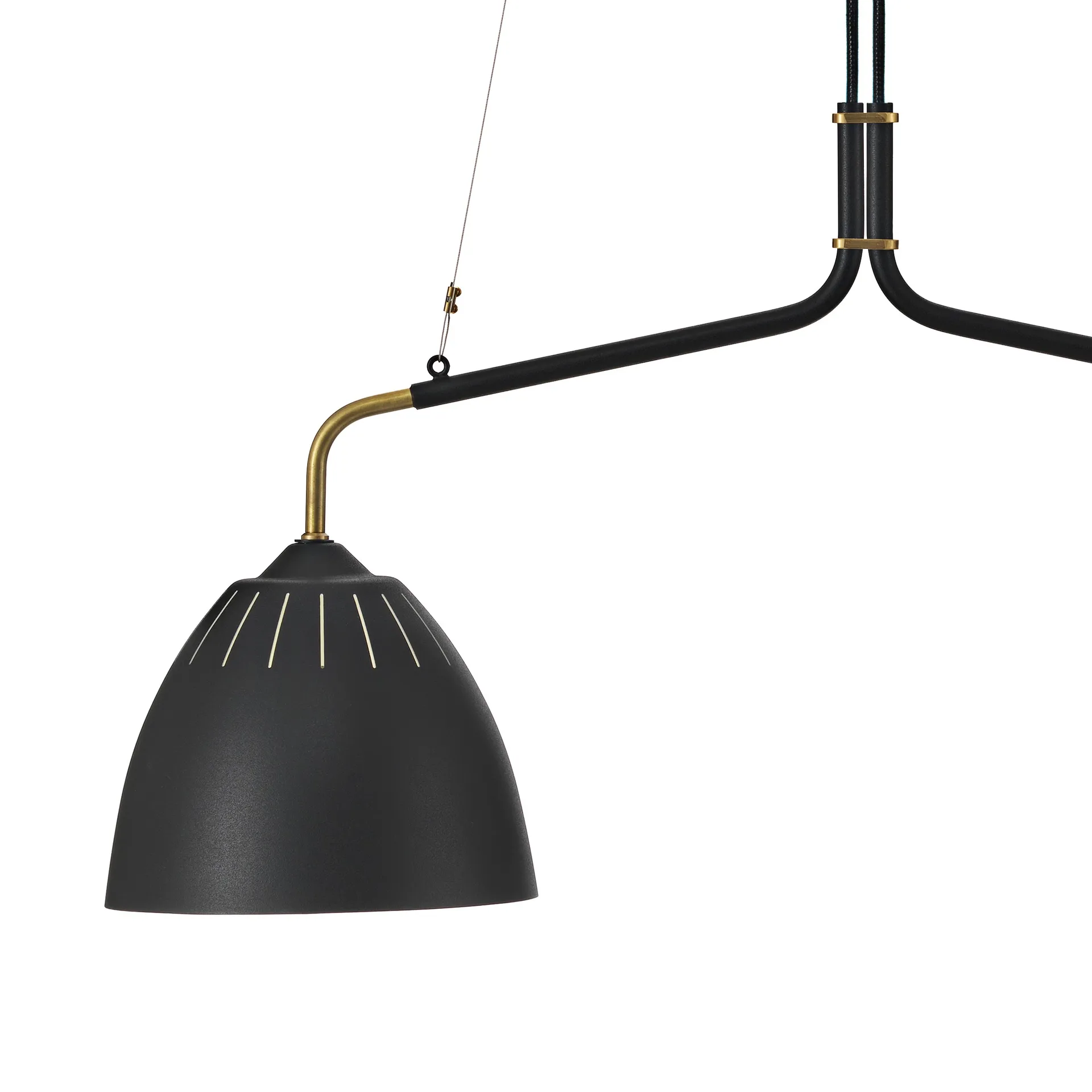 Lean pendant, black Örsjö Belysning
