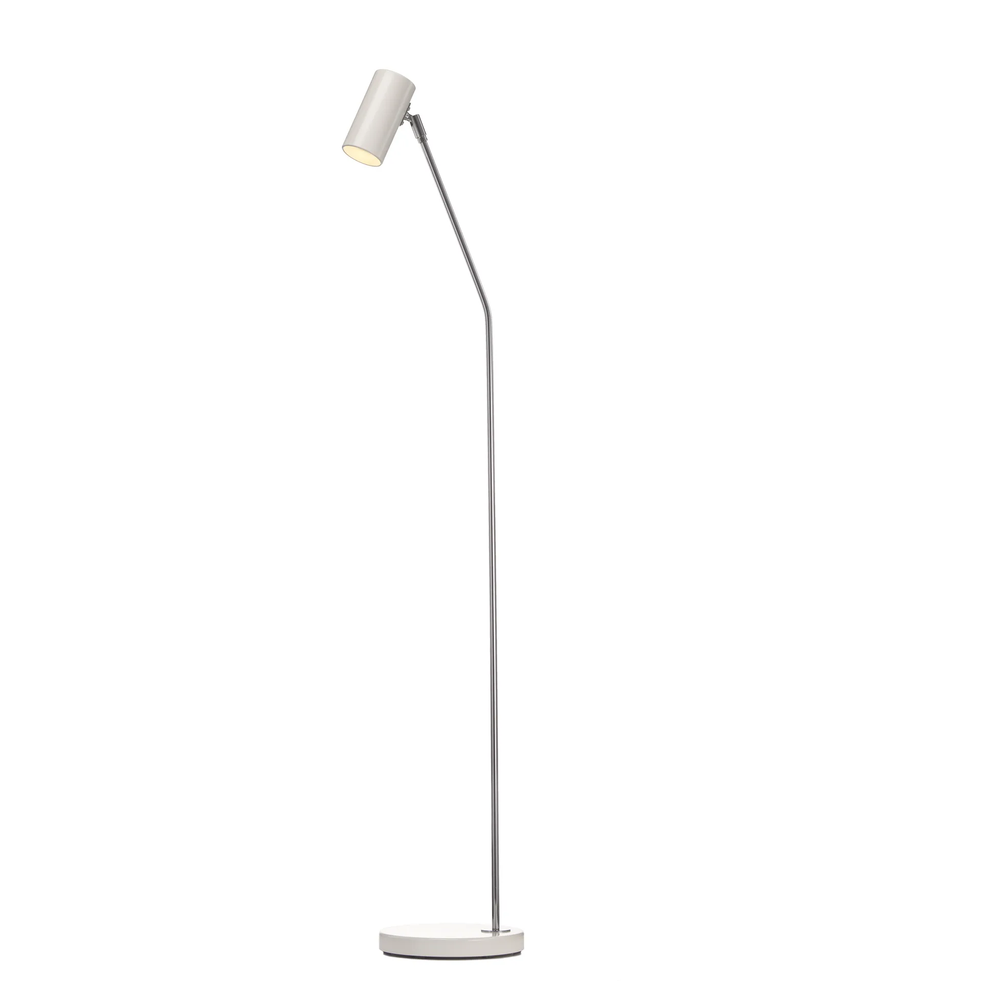 Minipoint floor lamp GX224, white and chrome Örsjö Belysning