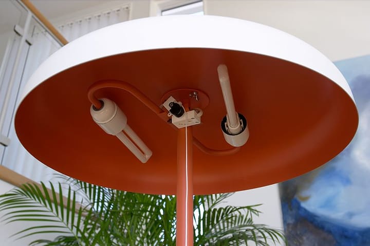 Mushroom table lamp, orange Örsjö Belysning