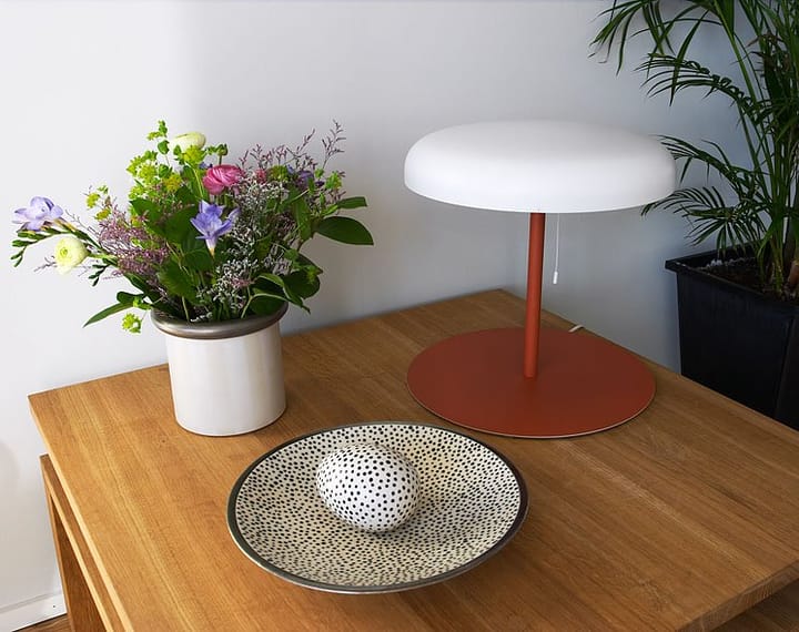 Mushroom table lamp, orange Örsjö Belysning