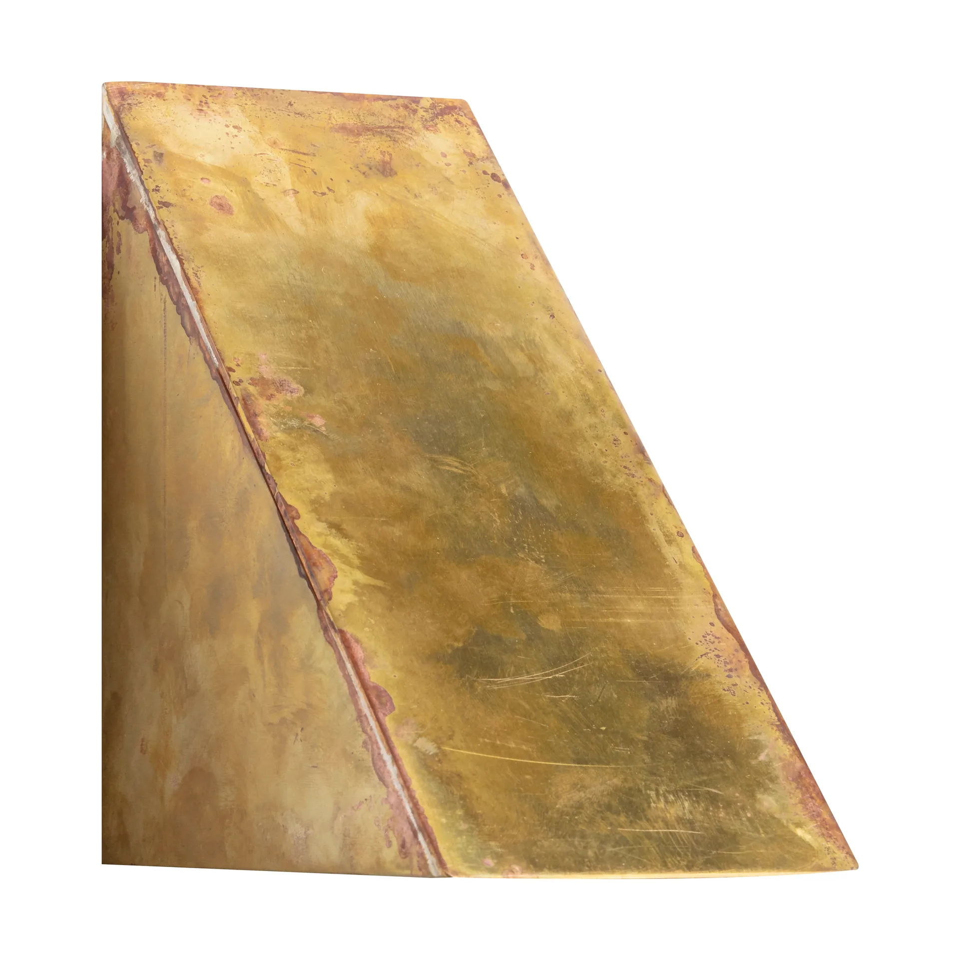 Oxid large outdoor wall lamp, Brass Örsjö Belysning