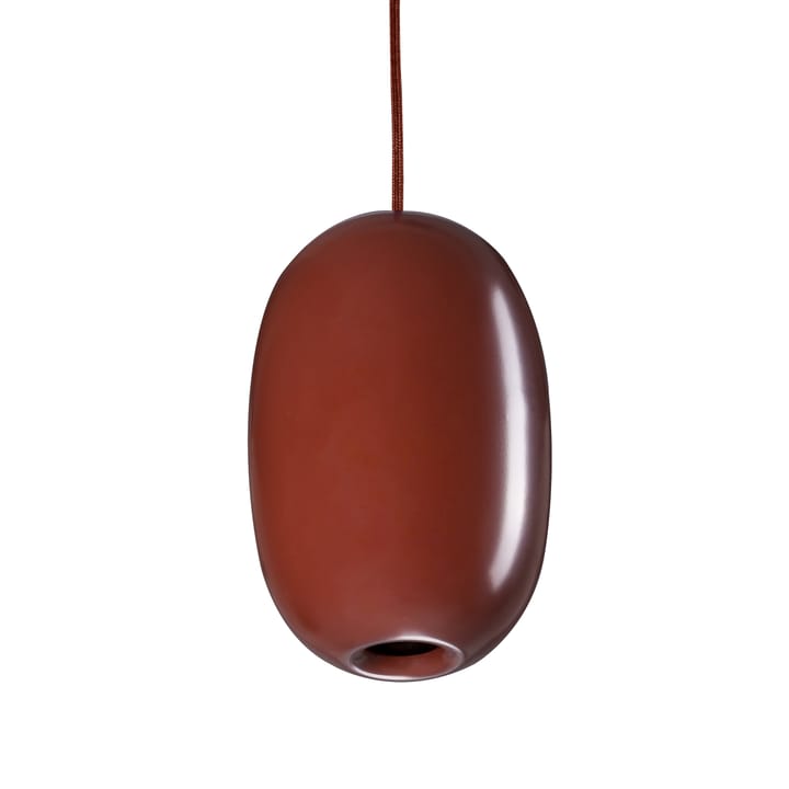 Pebble pendant elongated - oxide red-metal - Örsjö Belysning