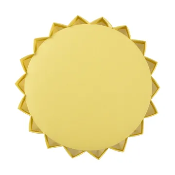 Plissé table lamp textile - Yellow - Örsjö Belysning