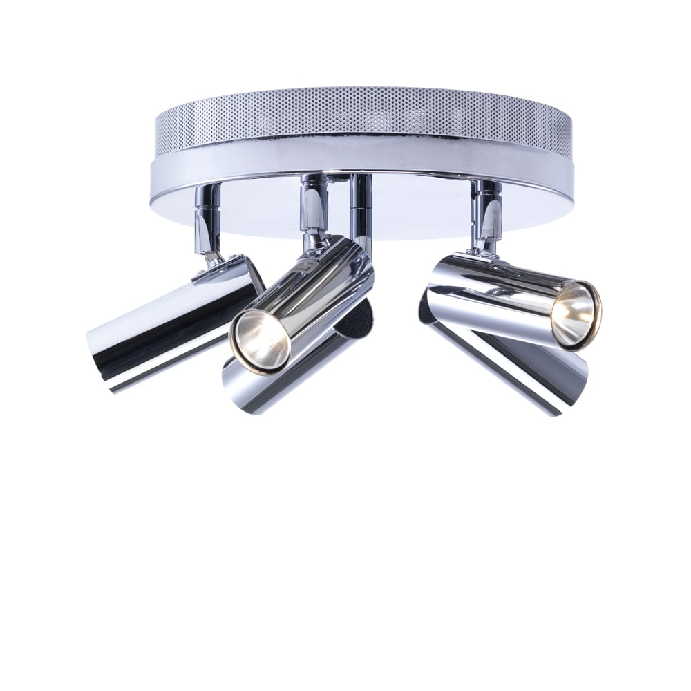 Örsjö Belysning Puck ceiling lamp Chrome, 5-lamp | Scandinavian Design | Ceiling lights | Silver-coloured