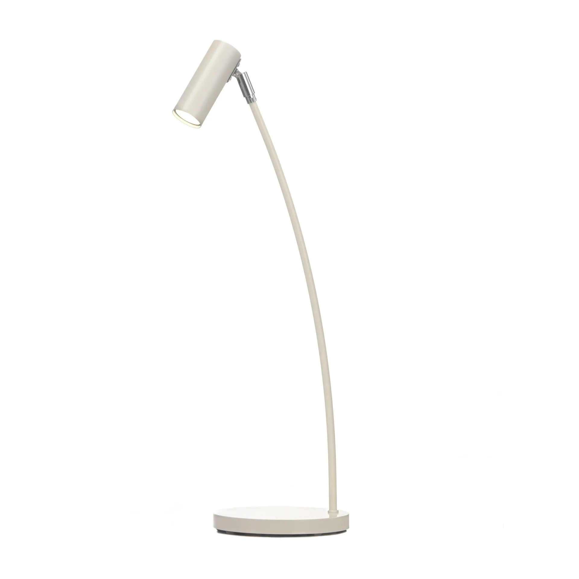 Puck table lamp, white lacquered Örsjö Belysning