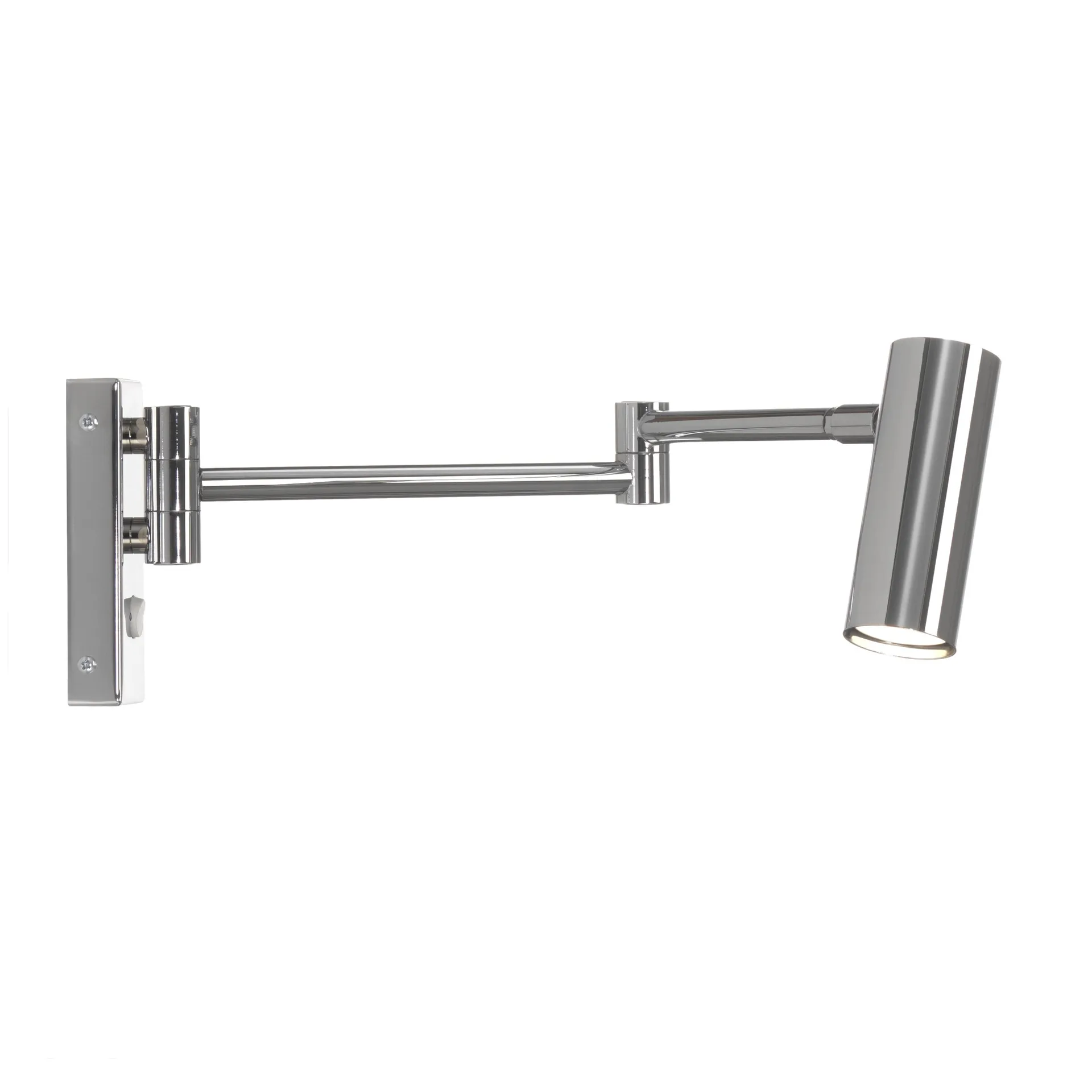 Puck wall lamp, chrome Örsjö Belysning