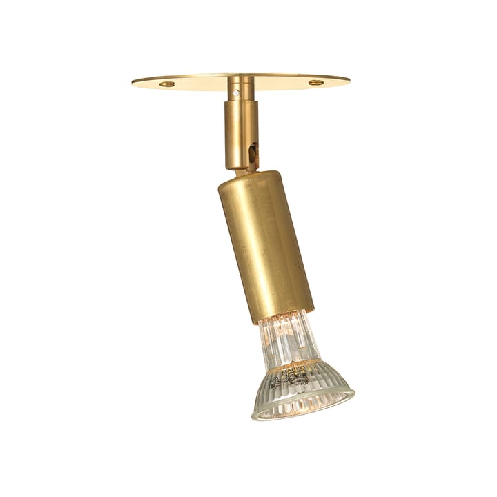 Star 1 wall lamp direct connection, raw brass Örsjö Belysning