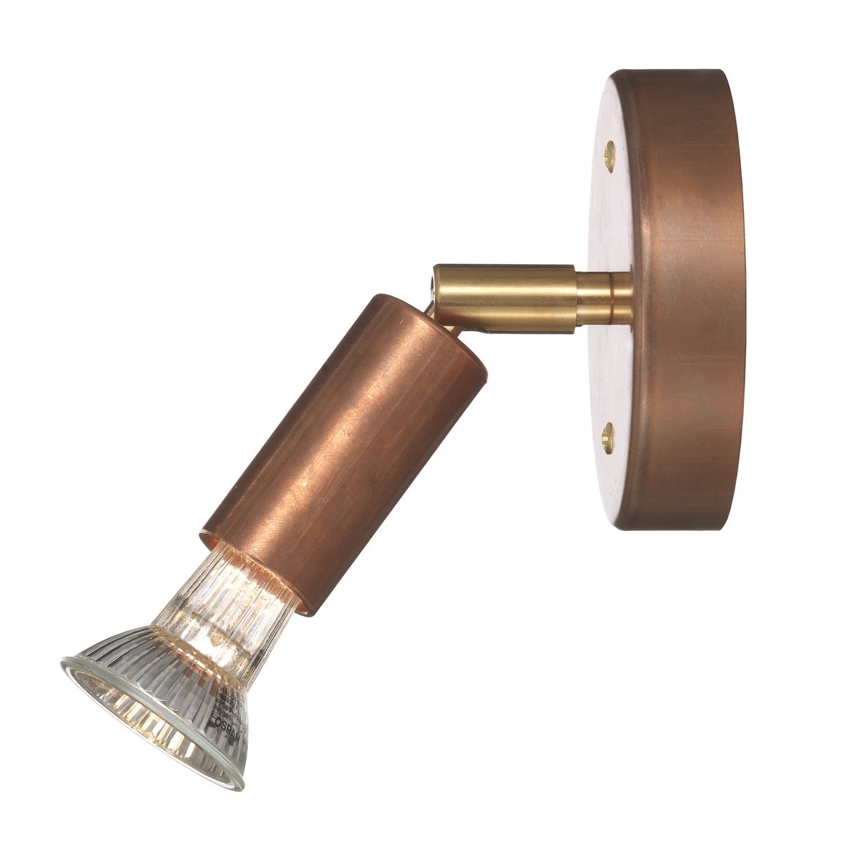 Örsjö Belysning Star 1 wall lamp rough copper | Scandinavian Design | Pendant lamps | Gold-coloured