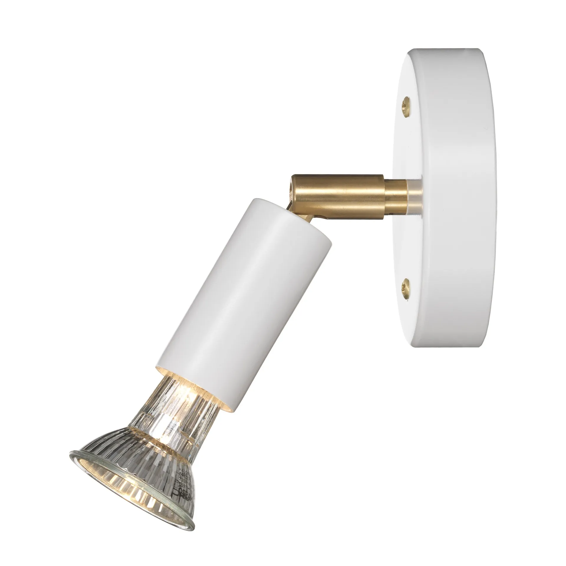 Star 1 wall lamp, White textured lacquer Örsjö Belysning