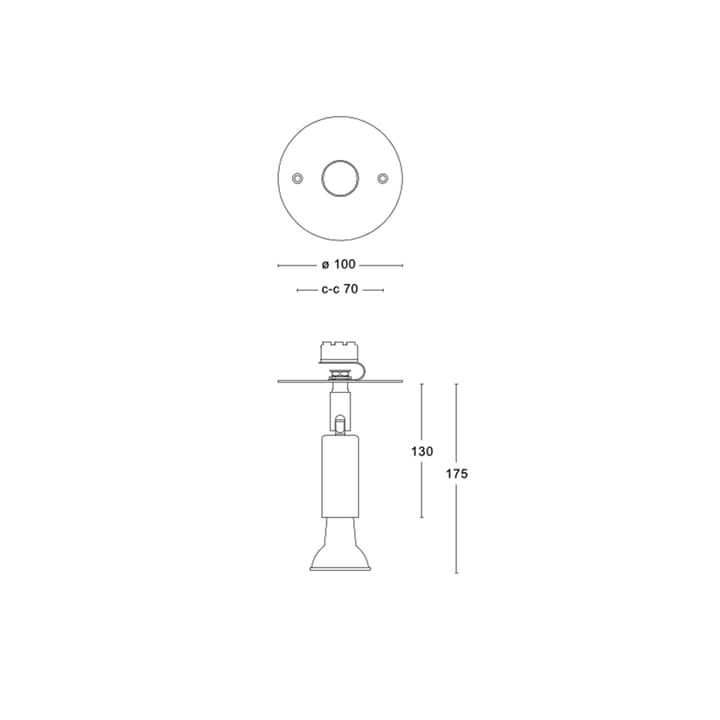 Star 1 Wall lamp/Ceiling lamp, White, fixed mounting Örsjö Belysning