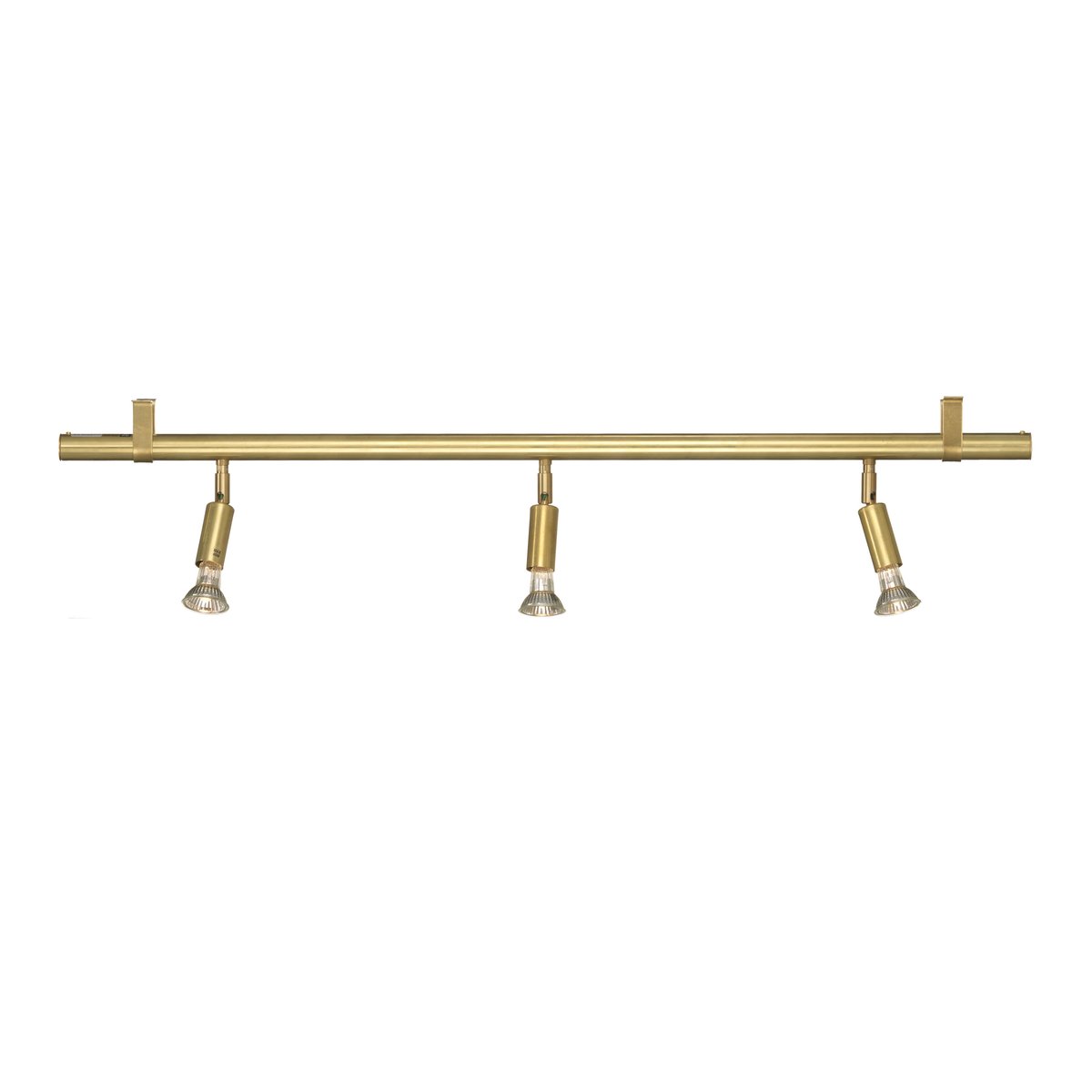 Örsjö Belysning Star 3 lamp rough brass | Scandinavian Design | Pendant lamps | Gold-coloured