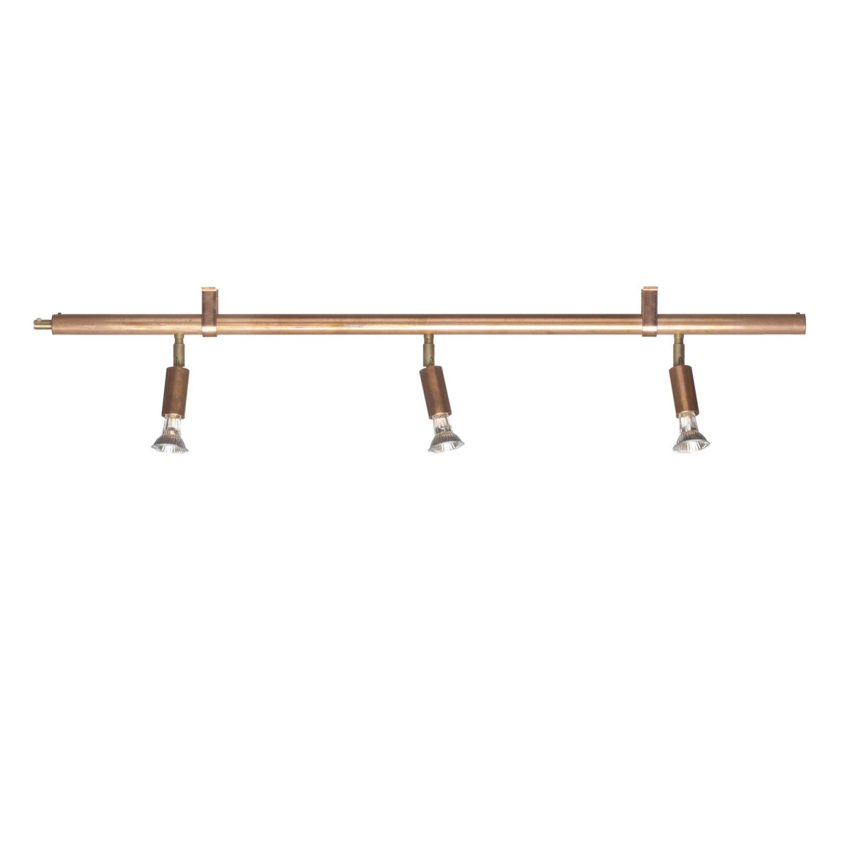 Örsjö Belysning Star 3 lamp rough copper | Scandinavian Design | Pendant lamps | Brown