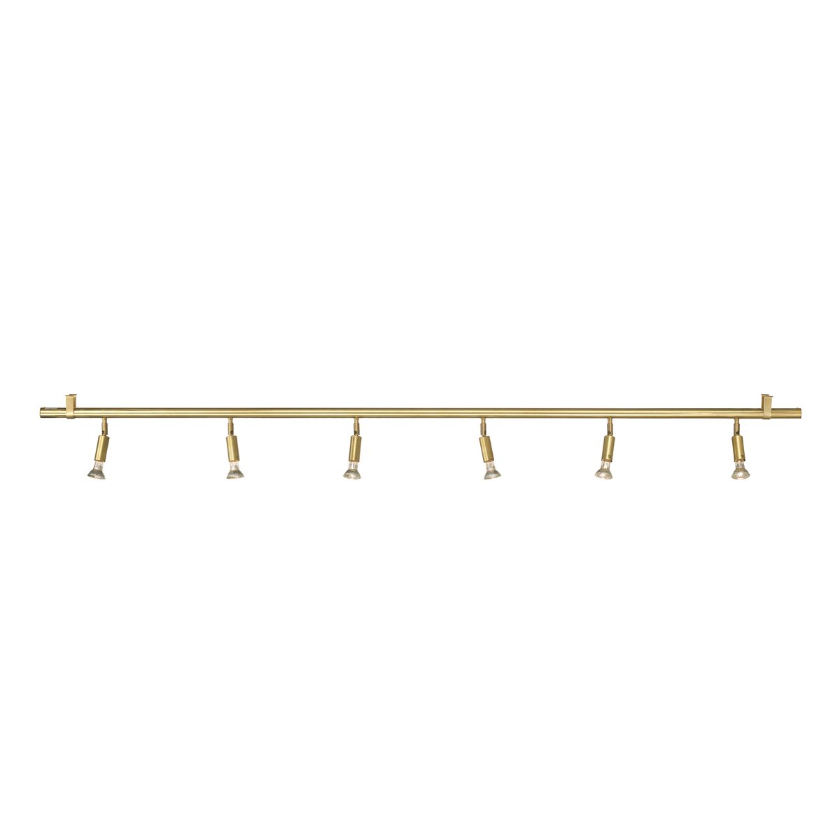 Örsjö Belysning Star 6 wall and ceiling lamp Raw brass
