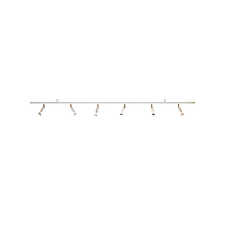 Star 6 wall and ceiling lamp - White, 200 cm - Örsjö Belysning