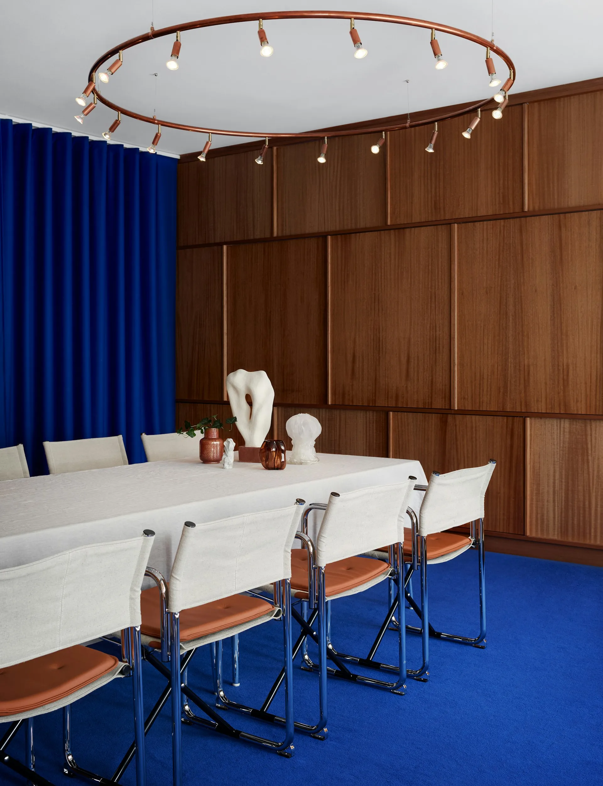 Star 9 round lamp Ø100 cm, rough brass Örsjö Belysning