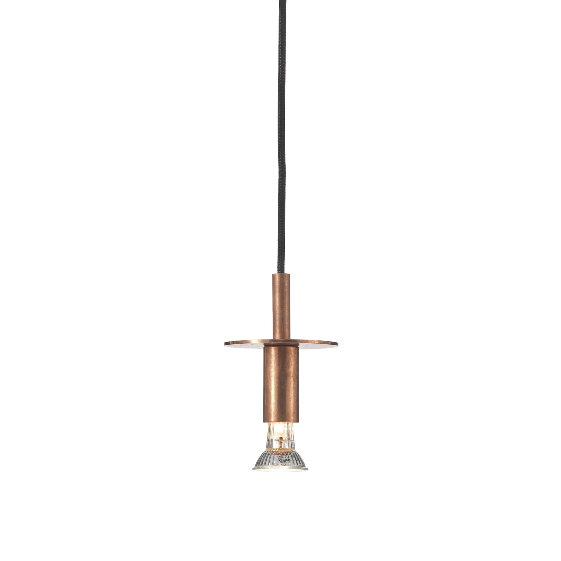 Star lamp, rough copper Örsjö Belysning