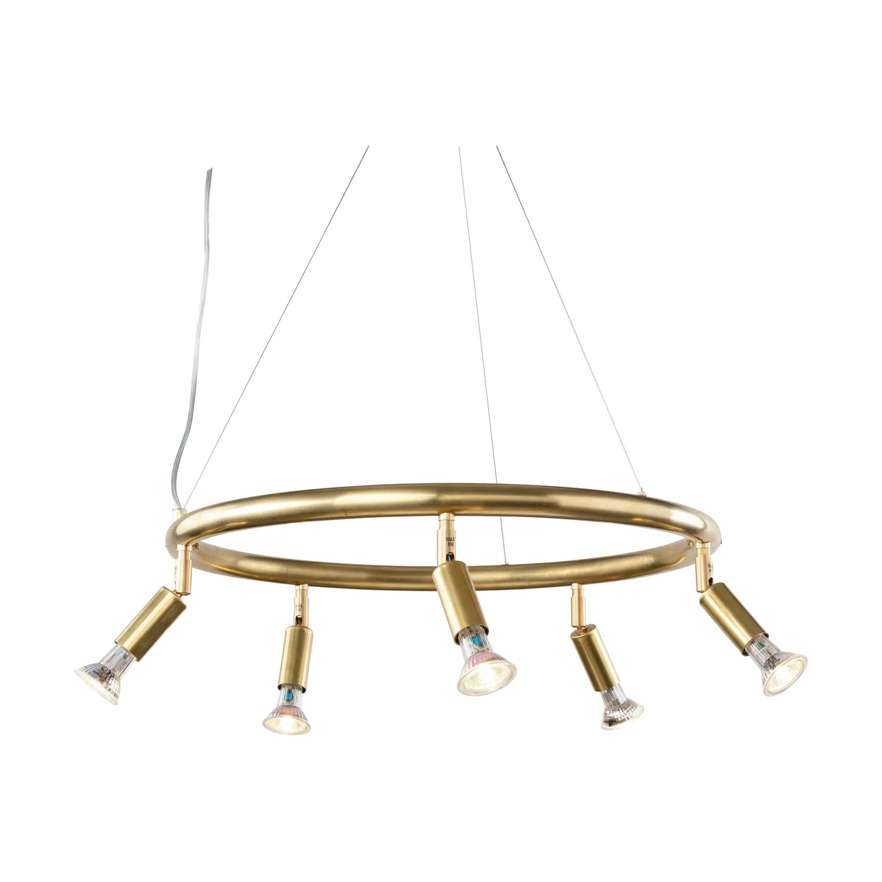 Örsjö Belysning Star round 5 spotlight o60 cm Brass