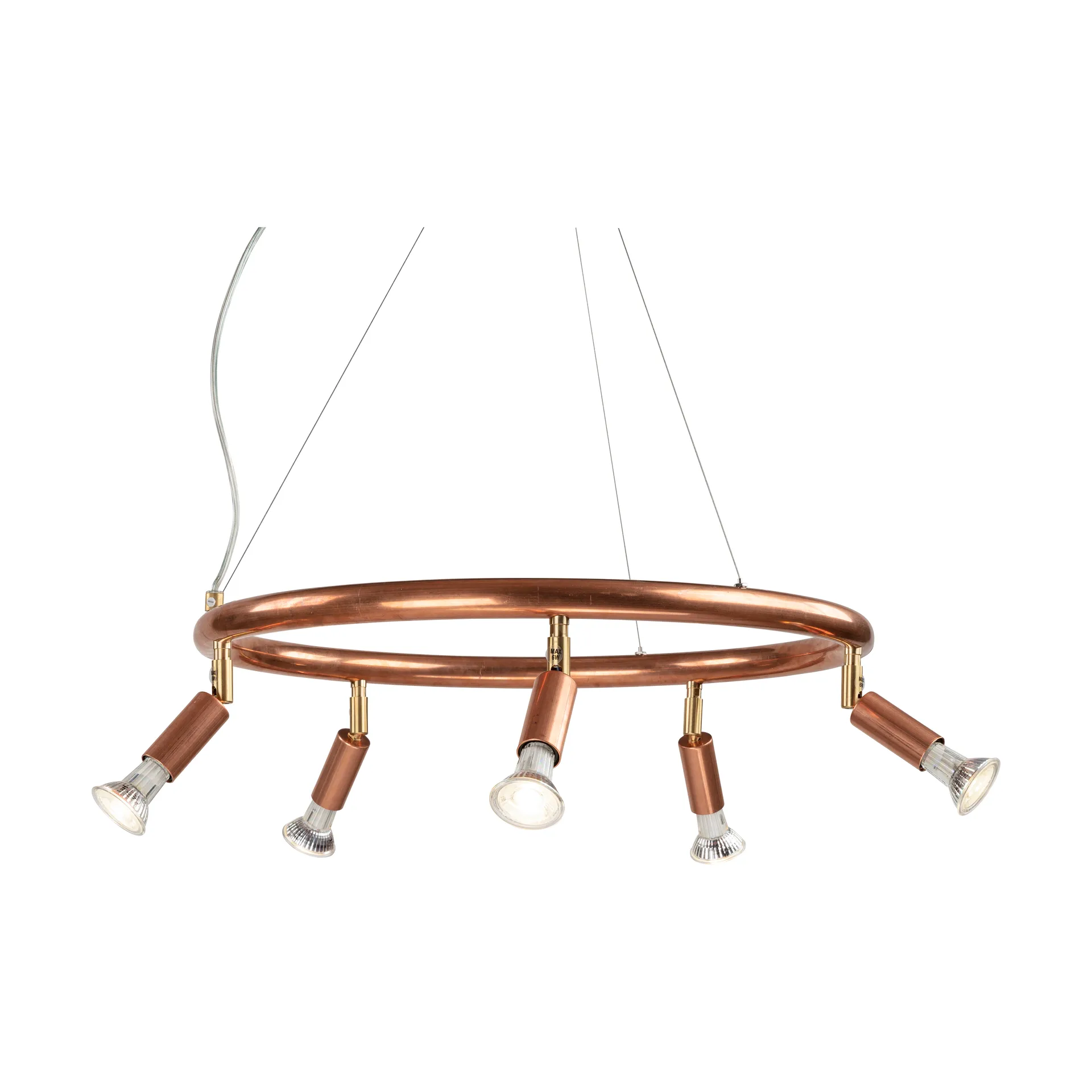 Star round 5 spotlight Ø60 cm, Copper Örsjö Belysning
