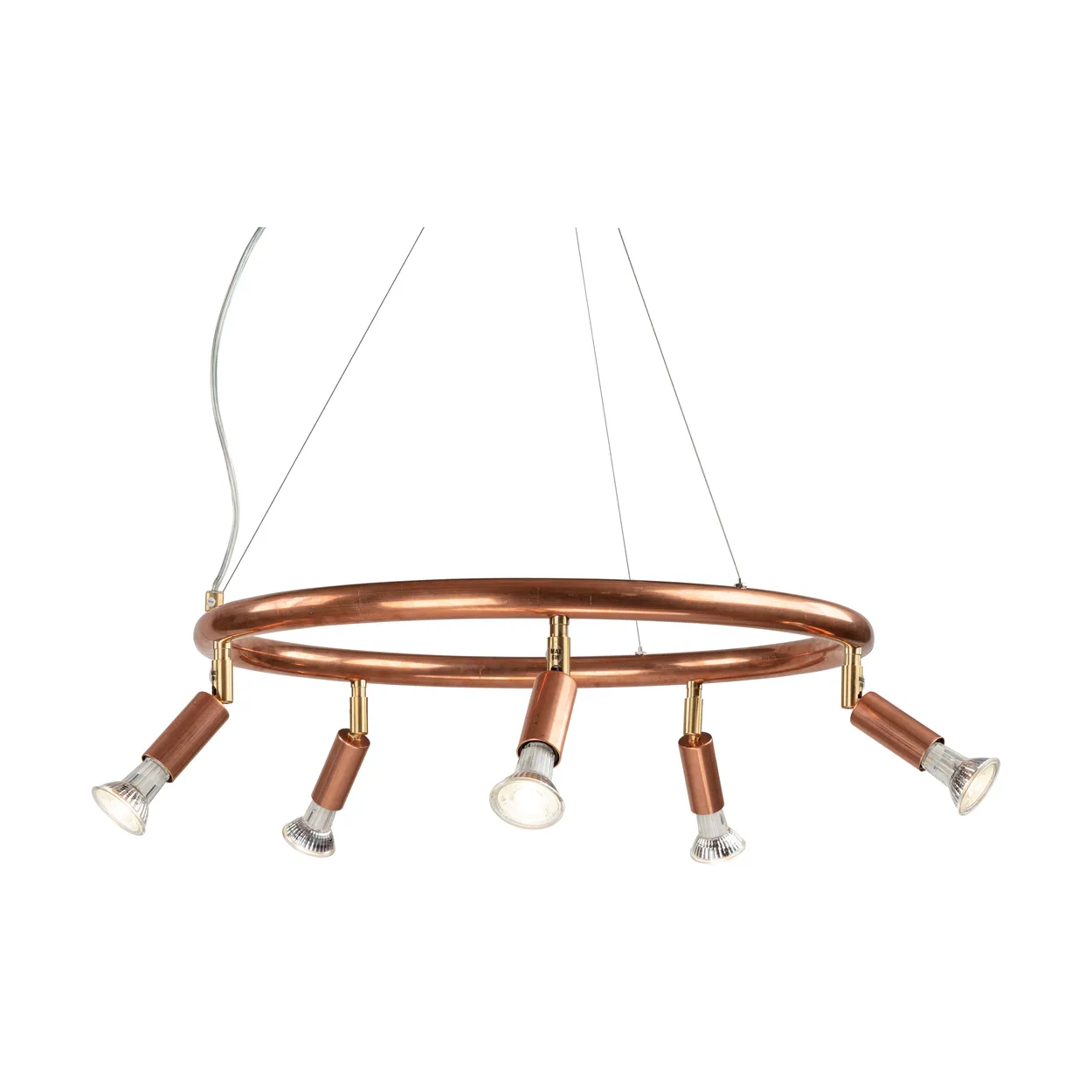 Örsjö Belysning Star round 5 spotlight o60 cm Copper