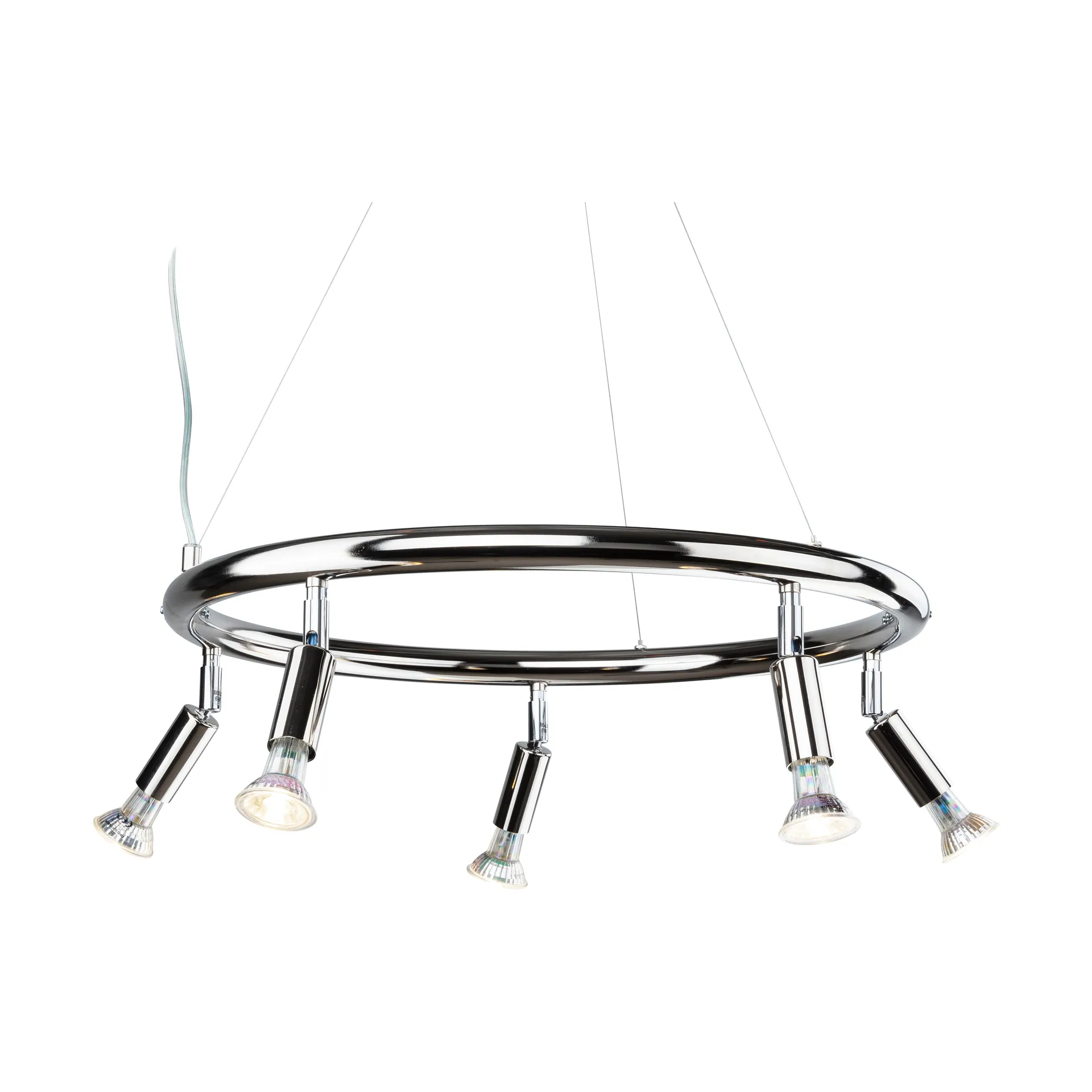 Star round 5 spotlight Ø60 cm, Nickel-plated brass Örsjö Belysning