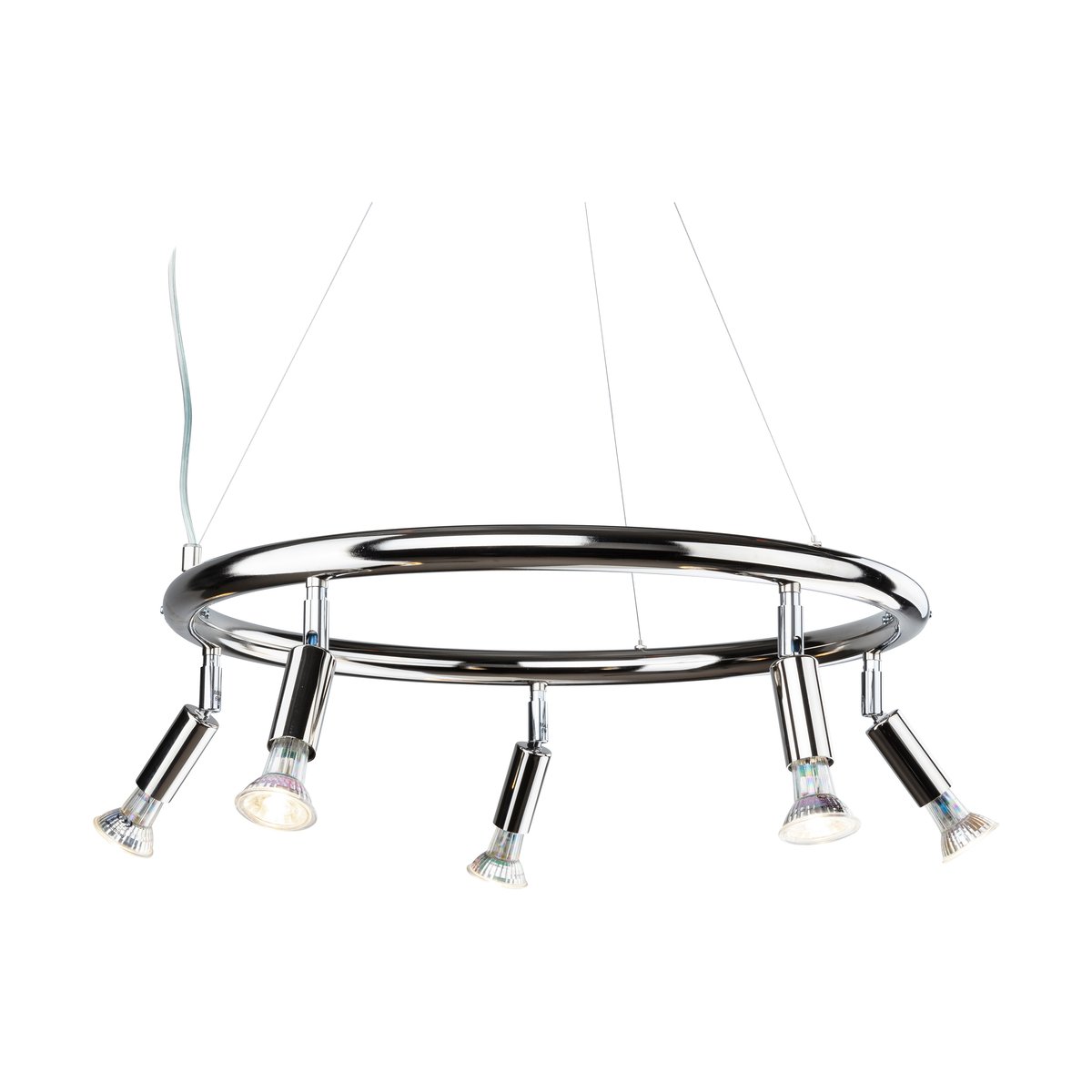 Örsjö Belysning Star round 5 spotlight o60 cm Nickel-plated brass