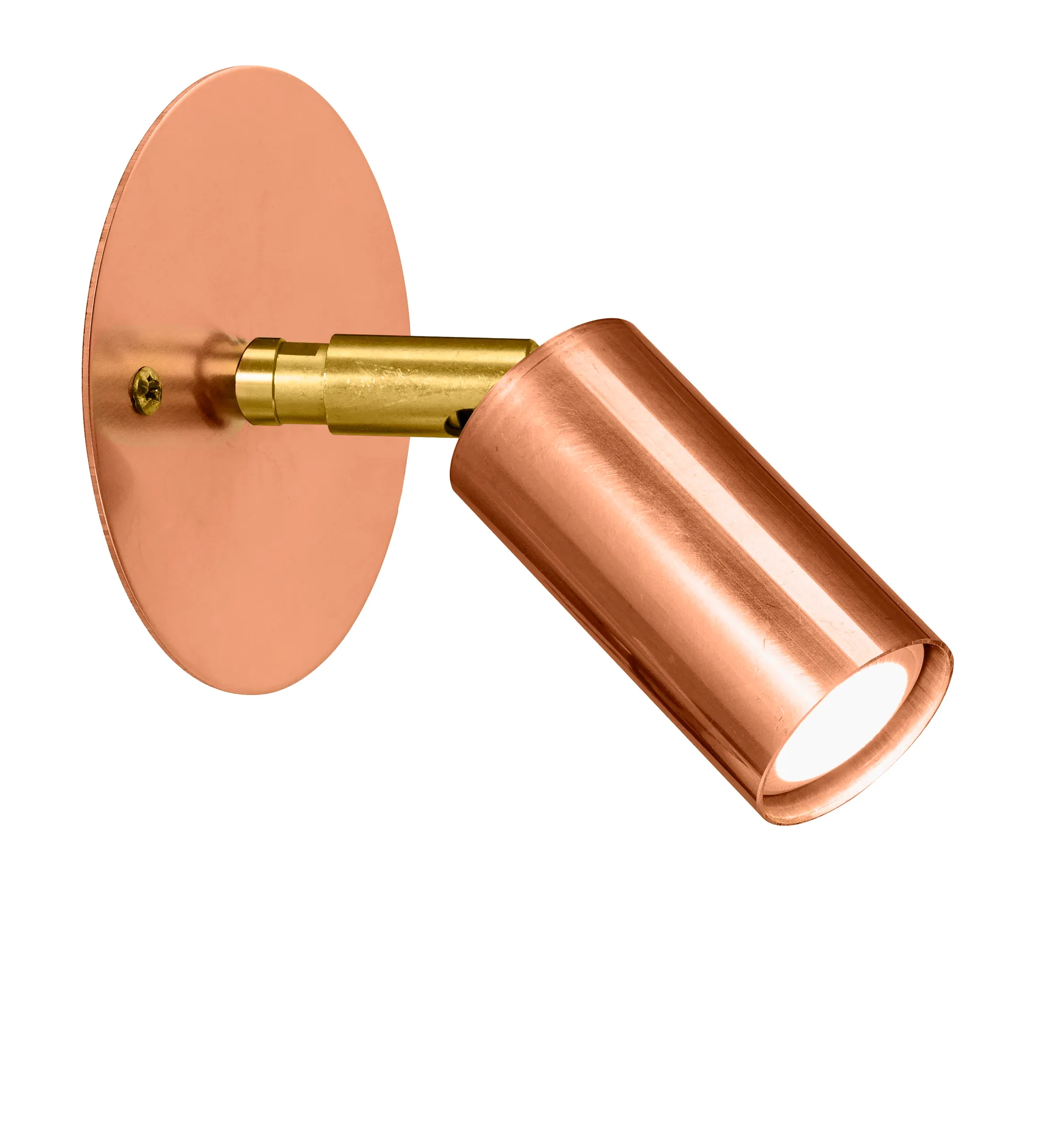 Starlight 1 ceiling/wall lamp plate fixed installation, Raw copper Örsjö Belysning