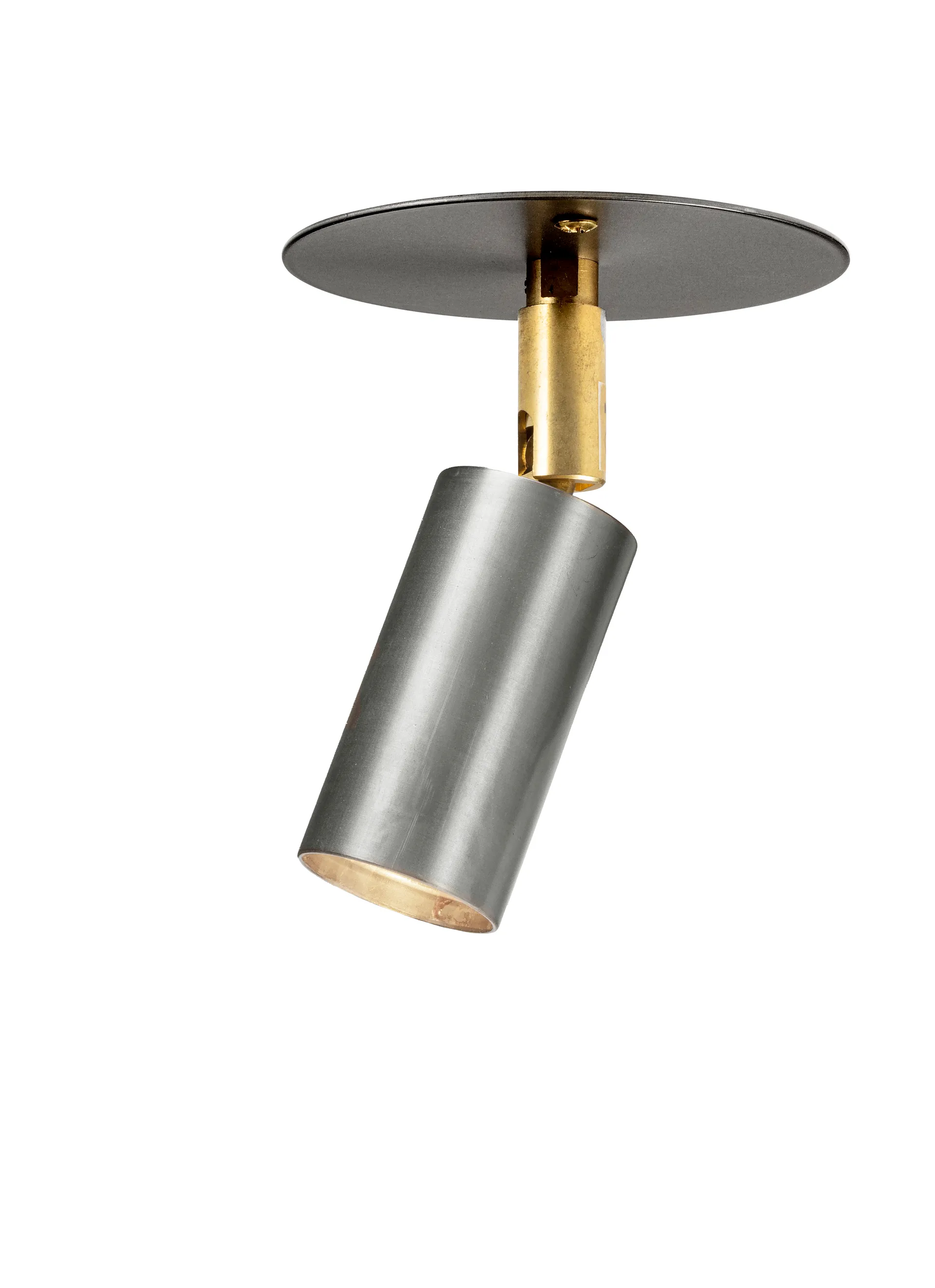 Starlight 1 ceiling/wall lamp plate fixed installation, Raw steel Örsjö Belysning