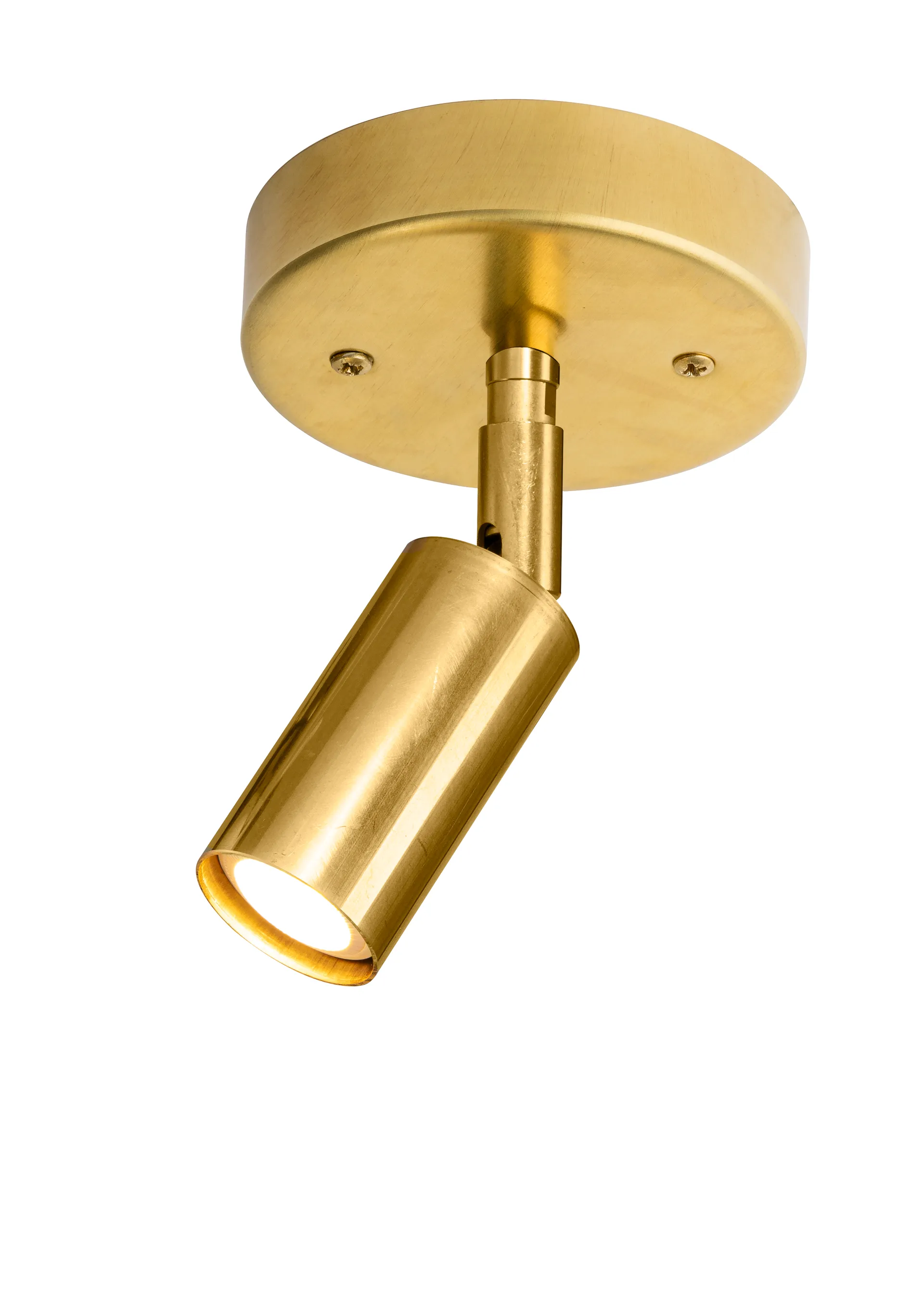 Starlight 1 ceiling/wall lamp with junction box, Raw brass Örsjö Belysning