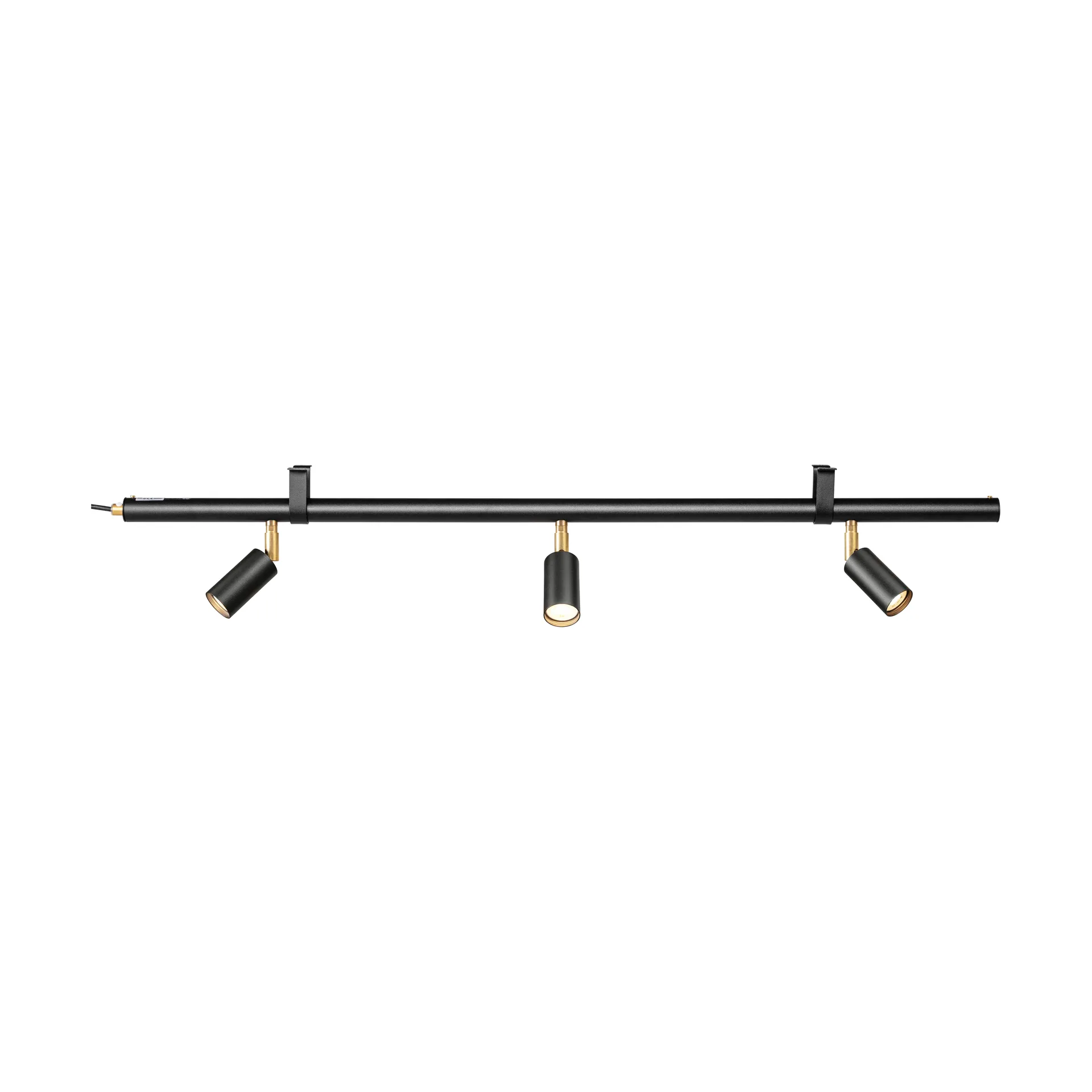 Starlight 3 wall and ceiling lamp, Black textured lacquer RAL 9005 Örsjö Belysning