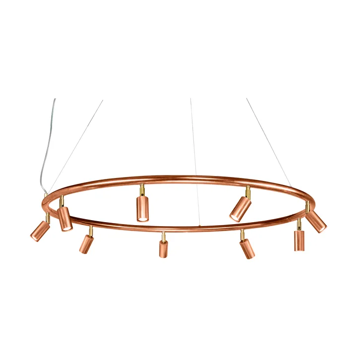 Starlight round wall and ceiling lamp Ø100 cm - Raw copper - Örsjö Belysning