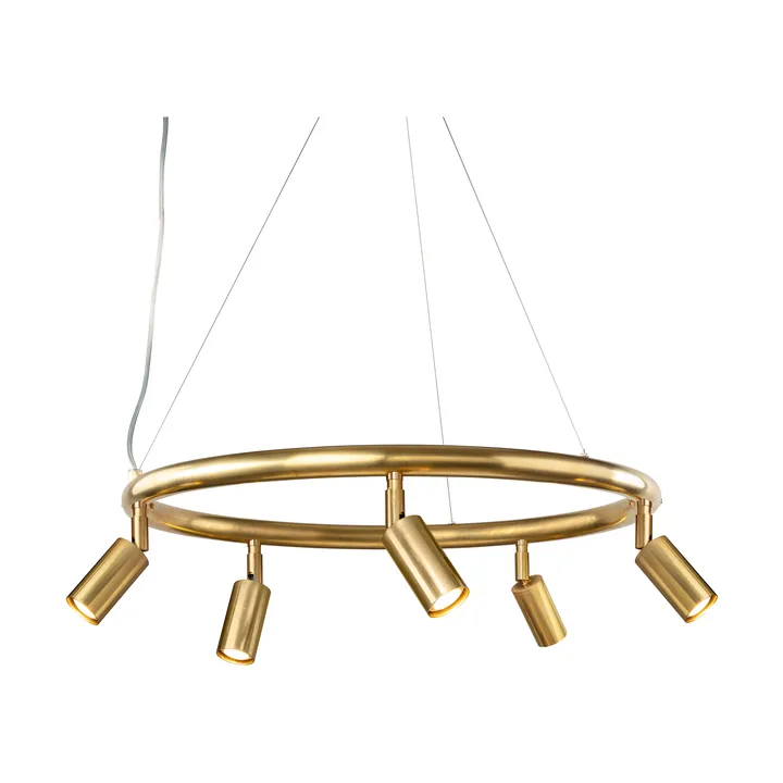 Starlight round wall and ceiling light Ø60 cm - Raw brass - Örsjö Belysning