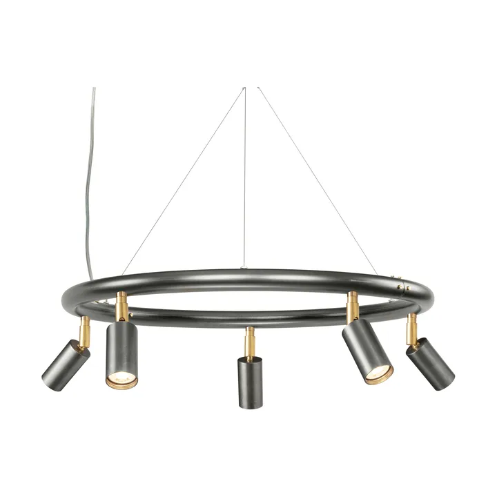Starlight round wall and ceiling light Ø60 cm - Raw steel - Örsjö Belysning