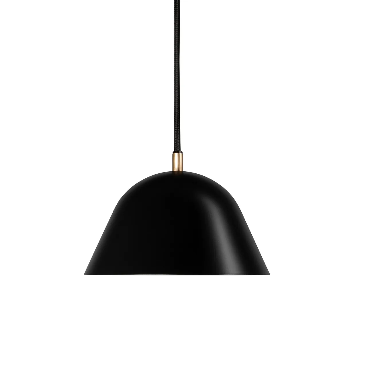 Streck pendant large 19x36 cm, Black RAL 9005 Örsjö Belysning