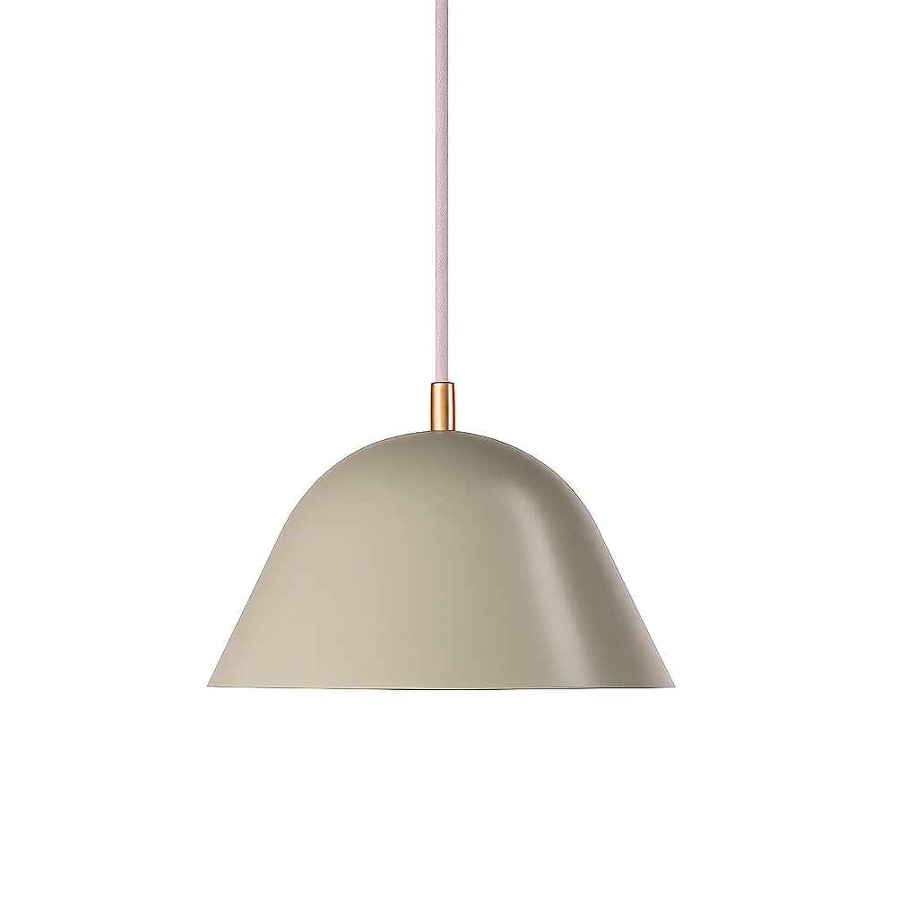 Streck pendant large 19x36 cm, Warm grey RAL 7032 Örsjö Belysning