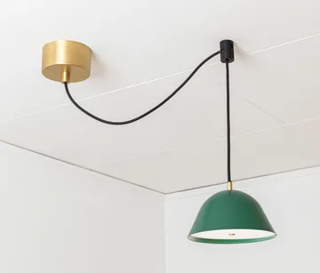 Streck pendant small 11x21 cm - Pine green RAL 6028 - Örsjö Belysning