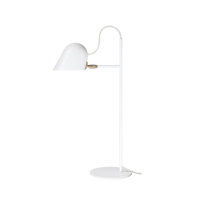 Streck table lamp - White, warm grey textile cord - Örsjö Belysning