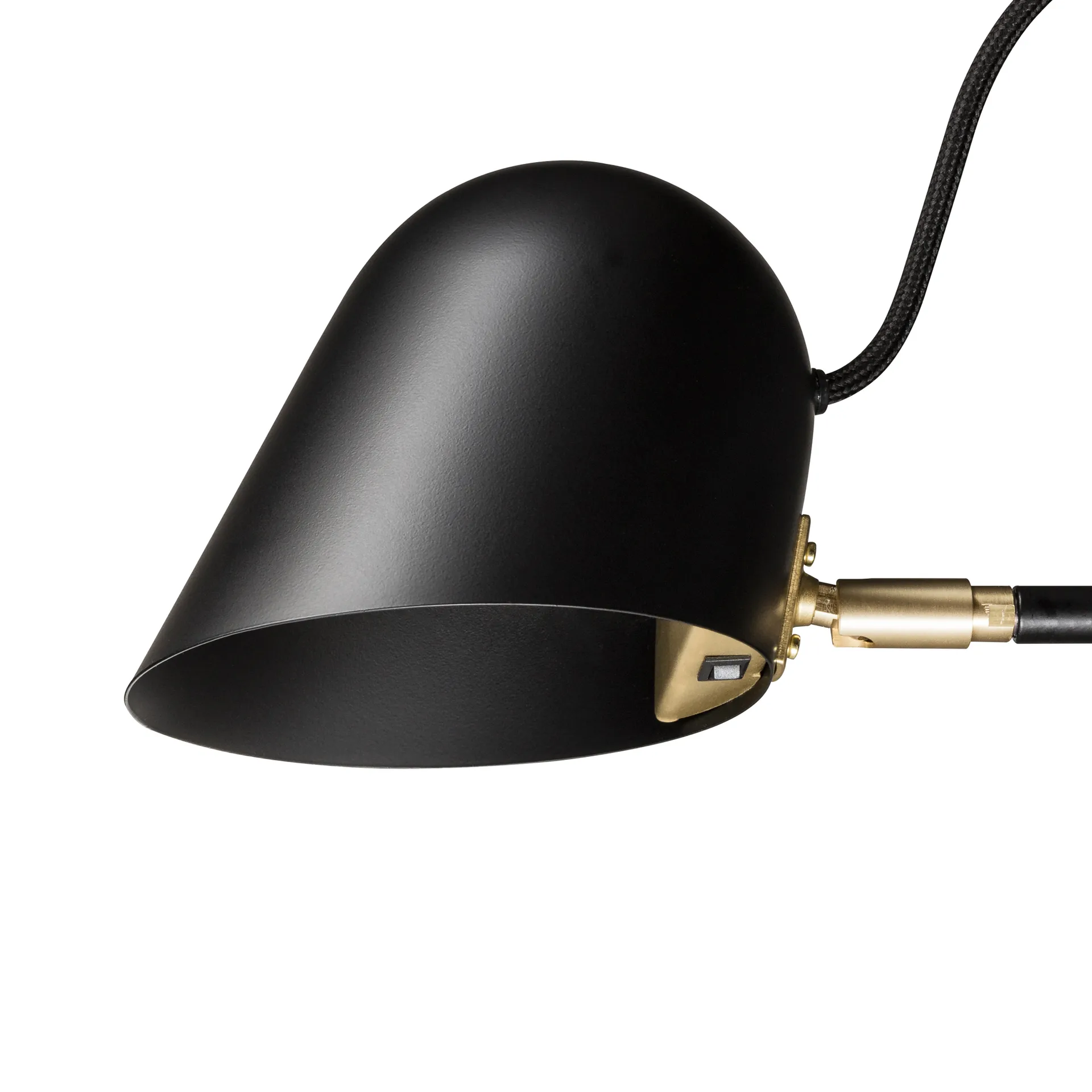 Streck wall lamp, Black, terminal box Örsjö Belysning