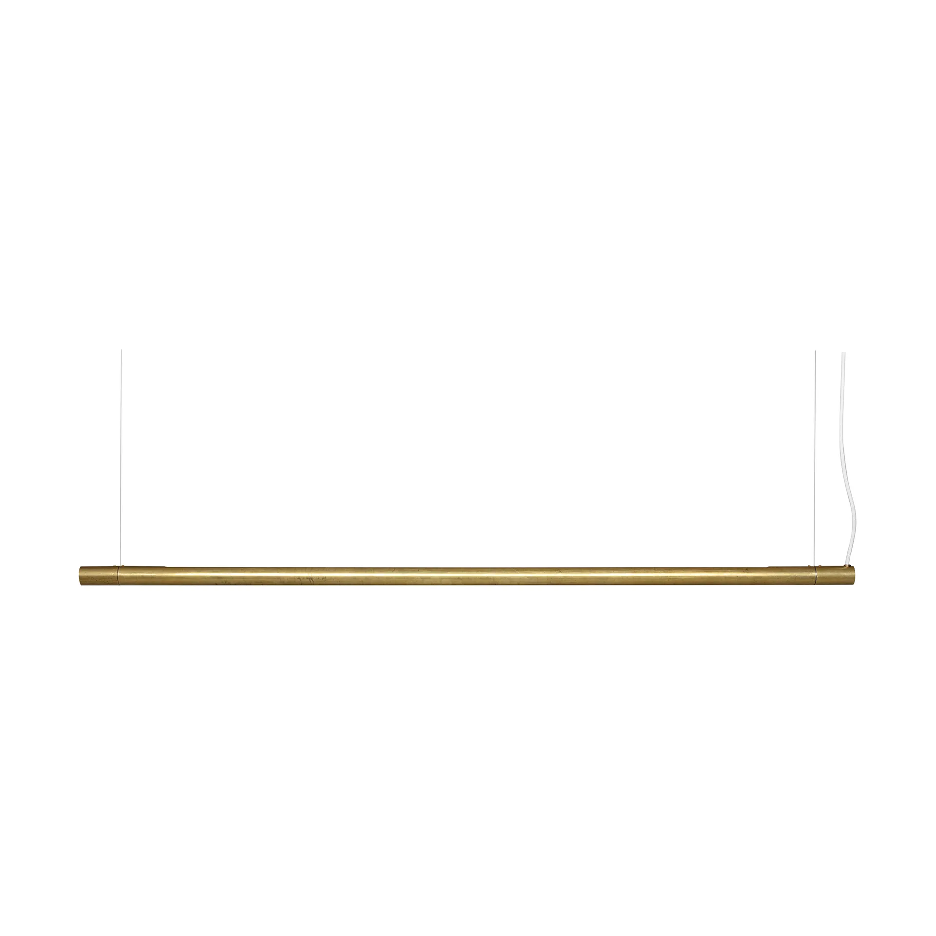 Tell ceiling lamp 230 cm, Raw brass Örsjö Belysning
