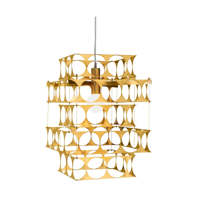 Örsjö Belysning Terrace ceiling lamp 60 cm Raw Brass