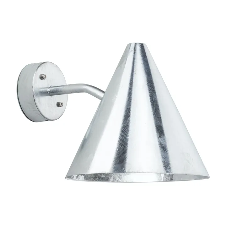 Tratten wall lamp - Hot galvanized steel, Ø24x22,5 cm - Örsjö Belysning